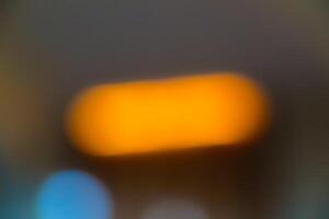 Background lights with bokeh camera effect, blur camera effect photo