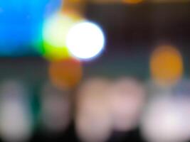 Background lights with bokeh camera effect, blur camera effect photo