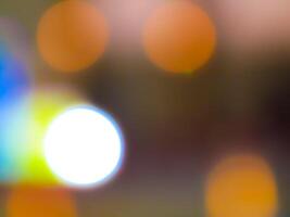 Background lights with bokeh camera effect, blur camera effect photo