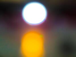 Background lights with bokeh camera effect, blur camera effect photo