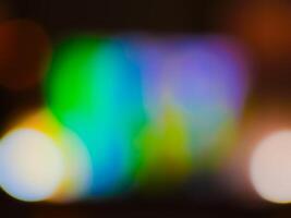 Background lights with bokeh camera effect, blur camera effect photo