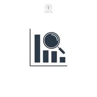Performance Analytics icon symbol illustration isolated on white background vector