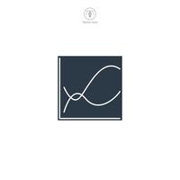 predictive analytics icon symbol illustration isolated on white background vector