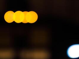 Background lights with bokeh camera effect, blur camera effect photo