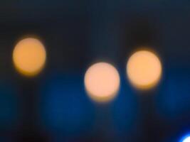 Background lights with bokeh camera effect, blur camera effect photo