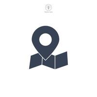 Navigation icon symbol illustration isolated on white background vector