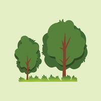 Trees and bushes element vector
