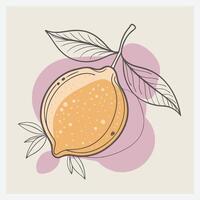 The Ultimate Lemon Illustration vector