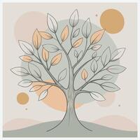Balsa Tree Illustration, The Ultimate Collection for Design and Art Projects vector