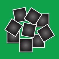 Set of photo frame to make your collages eye catching vector