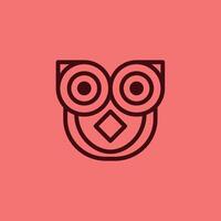 Owl Logo design illustration and icon for website, digital and print vector