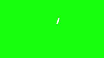 curved arrow sketch, smooth curved arrow pointing in any direction. Arrow symbol animation on green screen, alpha channel, transparent video