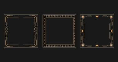 Artistic Deco Frame Collection vector