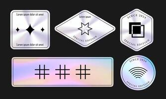 Pattern Special Edition Sticker Collection vector