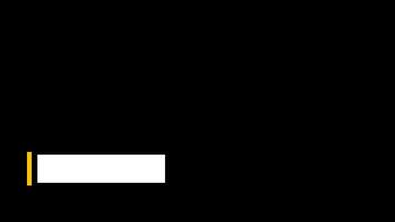 Lower third yellow line animation title. Simple and easy to use. video