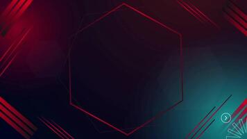 black green and red gradient technology background video