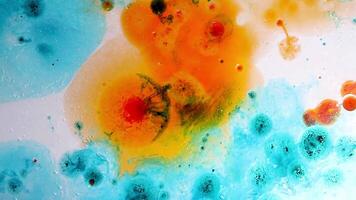 light blue and orange white abstract color and style background video
