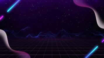 pink and blue simple abstract background video