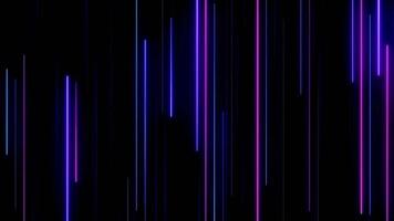 purple and white Neon line shapes animation of glowing background video