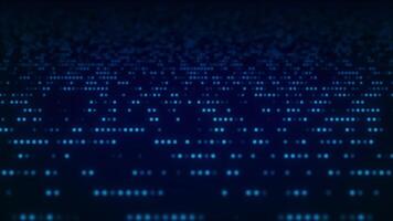 Abstract Data Communication Blue Technology Background with Floating Dots Ideal for Tech Presentations video