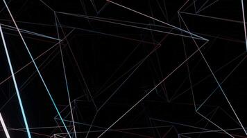 looping background with red triangular lines video