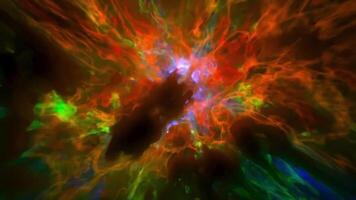 Abstract background motion with Light fractal design video