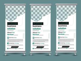 Rollup banner design,modern rollup banner design design,rollup banner template. vector
