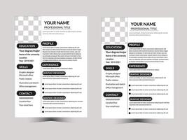 Resume design,cv design,moder cv design vector