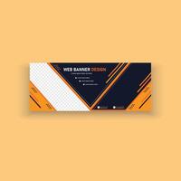 Creative banner design vector