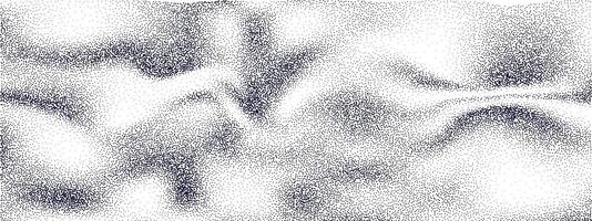 Noise gradient texture. Random gritty background. Monochrome halftone pattern. Distressed black and white elements. Vintage grunge backdrop. vector