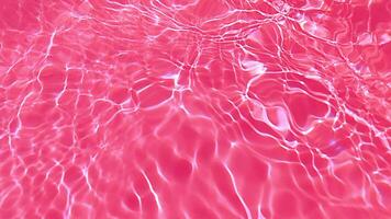Bluewater waves on the surface ripples blurred. Defocus blurred transparent blue colored clear calm water surface texture with splash and bubbles. Water waves with shining pattern texture background. video