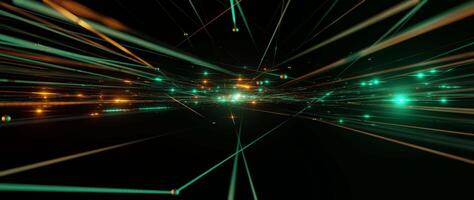 3d animation, abstract loop background digital plexus background and lines dots video