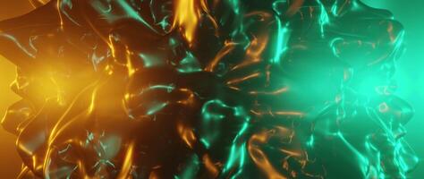 3d sphere loop render of abstract art with surreal 3d organic alien ball or liquid substance in wavy smooth video