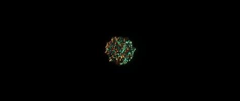 3d sphere loop render of abstract art with surreal 3d organic alien ball or liquid substance in wavy smooth video