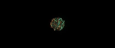 3d esfera ciclo render do abstrato arte com surreal 3d orgânico estrangeiro bola ou líquido substância dentro ondulado suave video