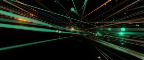 3d animation, abstract loop background digital plexus background and lines dots video