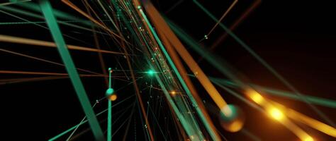 3d animation, abstract loop background digital plexus background and lines dots video