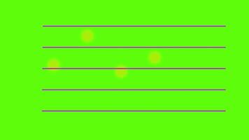 a green background with a line of dots video