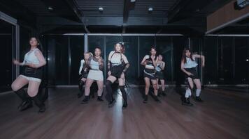 Dynamic Dance Performance in Studio video