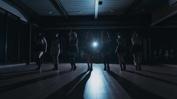 Dynamic Dance Performance in Dim Lighting video