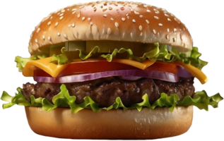 hamburger isolated, hamburger elements. png