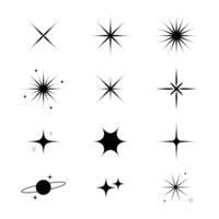 Sparkle star for element, illustration vector