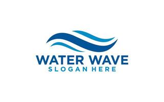 Waves Design Shapes logo Isolated on White Background vector