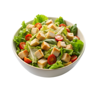 Top view Caesar Salad png