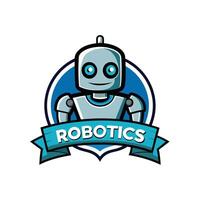 Robotics Innovation A Friendly Robot Mascot Symbolizing Advanced Technology and Automation in a Modern World vector
