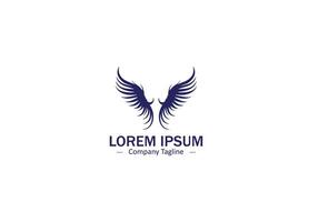 Simple Abstract Wing Feather Icon for Modern and Logo Designs vector