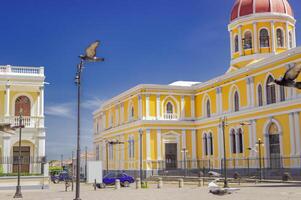 Cathedral of Granada, Nicaragua. Architectural design of a colonial cathedral photo
