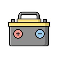 car battery icon design template simple and clean vector