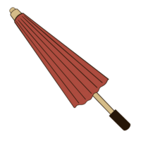 an umbrella icon, with a red handle and black handle png