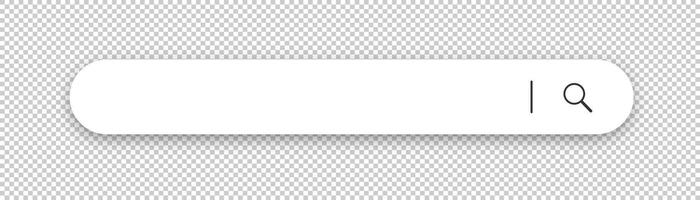 Search bar Internet browser engine on white background vector